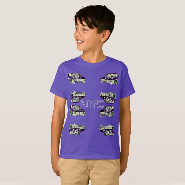 T-shirt enfant en coton NITRO MILITIA (Devant entier)