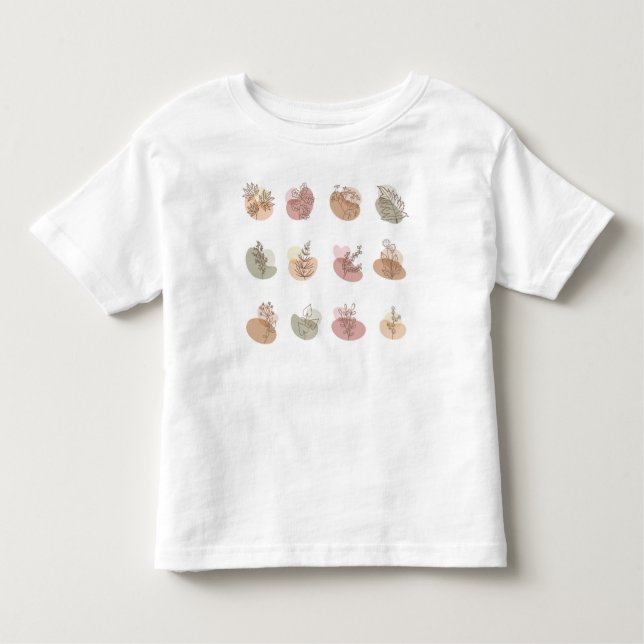 T-shirt enfant et bébé avec petite illust adorable (Devant)