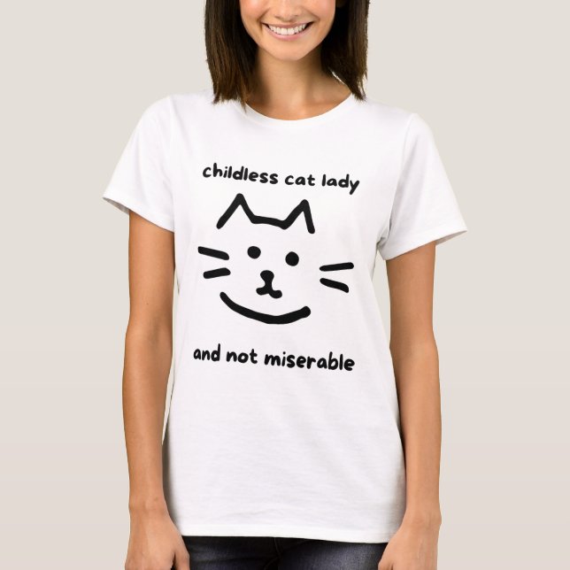 T-shirt Enfant Et Pas Misérable Chat Lady Pour (Devant)