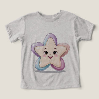 T-shirt enfant étoile souriante