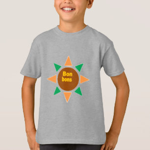 T-shirt enfant ÉTOILES BONBONS CHOCOLAT