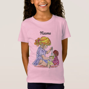 T-shirt enfant fille et poupée