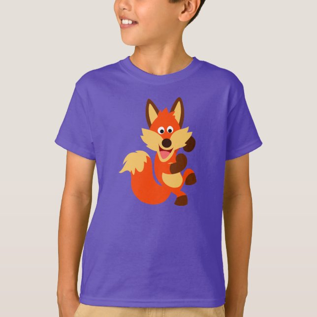 T-shirt enfant Fox Dancing Cute Dancing (Devant)