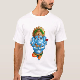 T-shirt Enfant Ganesha dans une pose de yoga de Vrksasana