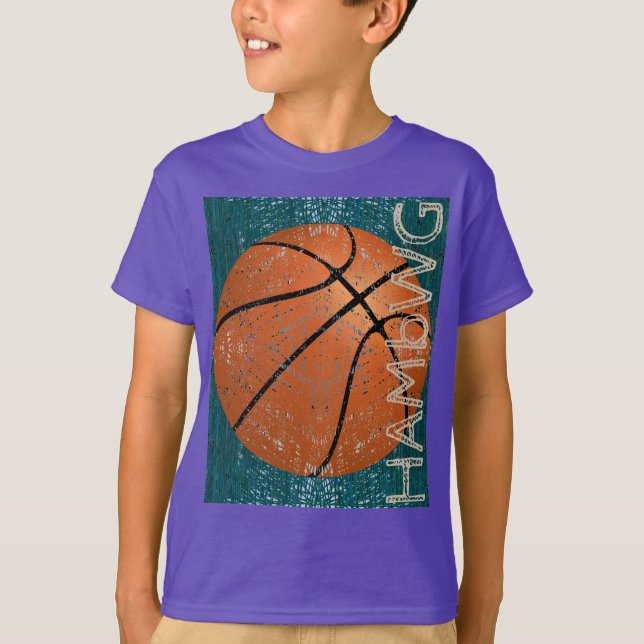 T-shirt enfant HAMbWG - basket-ball (Devant)