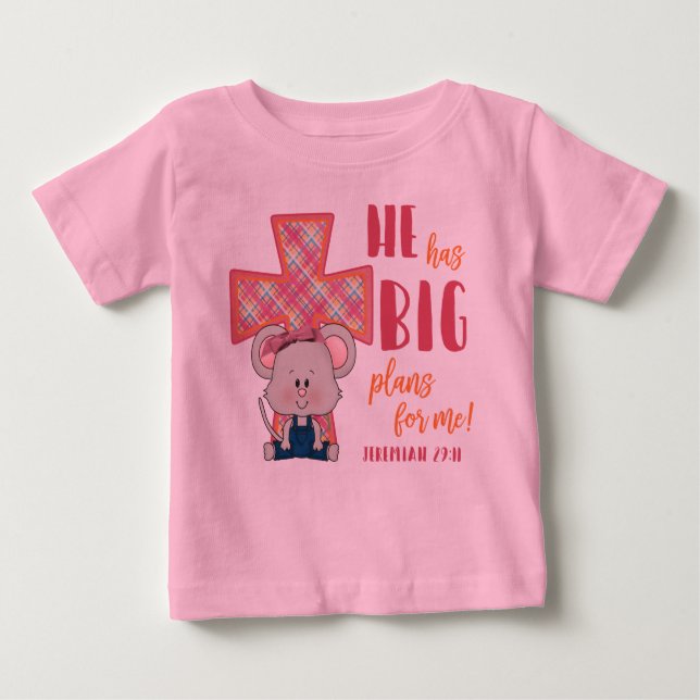 T-shirt enfant, il a de grands projets pour moi (Devant)