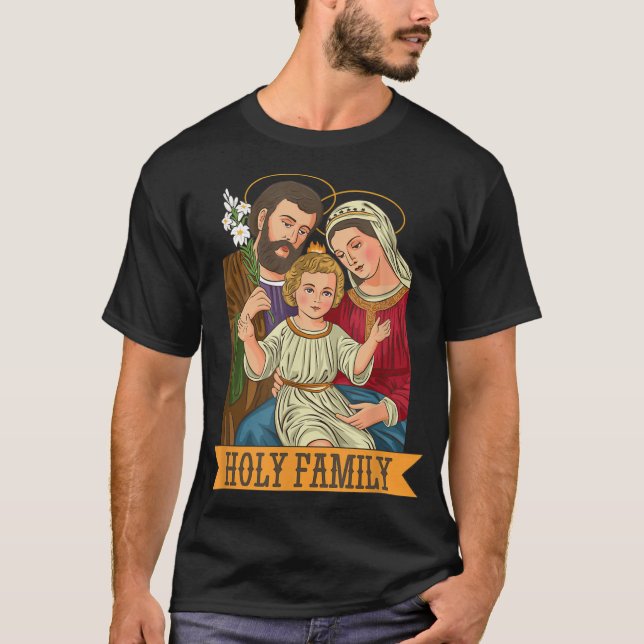 T-shirt Enfant Jésus Vierge Marie et St Joseph (Devant)
