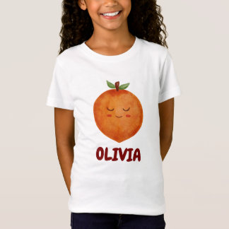 T-Shirt Enfant Kawaii Peach Personnalisé