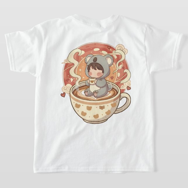 T-shirt enfant koala chibi amusant (Couchage Retour)
