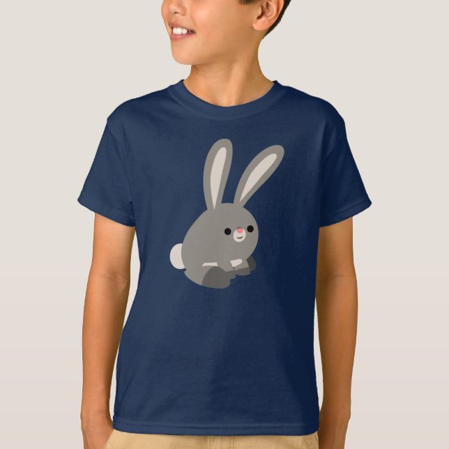 T-shirt enfant lapin, joli et calme (Devant)