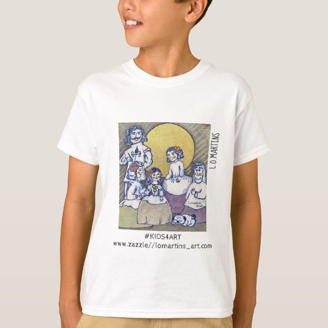 T-shirt enfant Las Ninas (Devant)