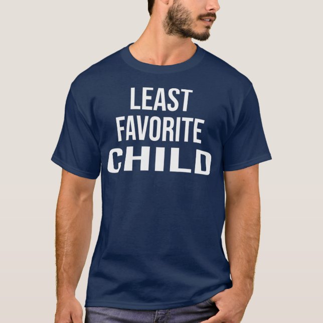 T-shirt Enfant le moins Favori Maman Papa Favori Fils Cade (Devant)