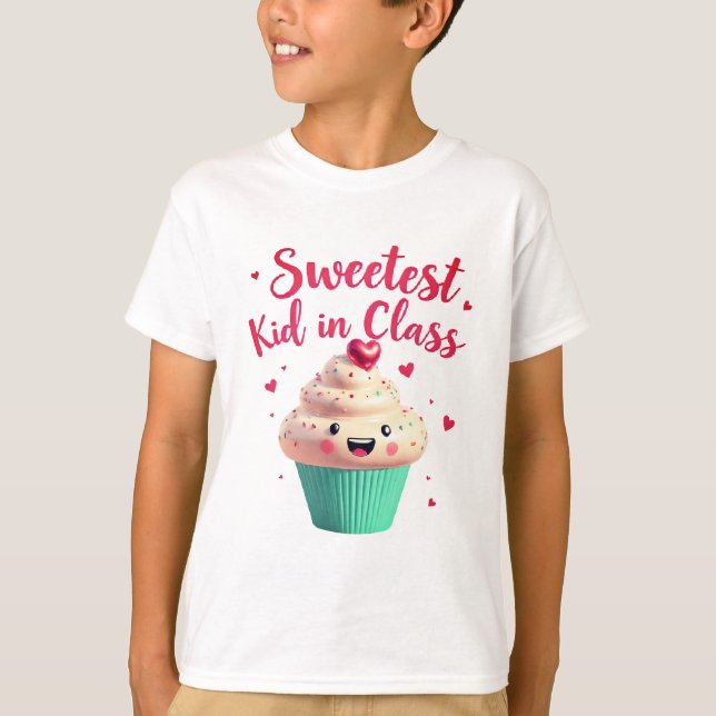 T-shirt Enfant le plus doux en classe Tee (Devant)