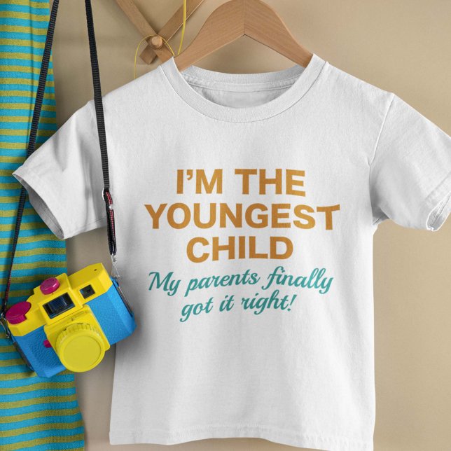 T-shirt Enfant le plus jeune (Créateur téléchargé)