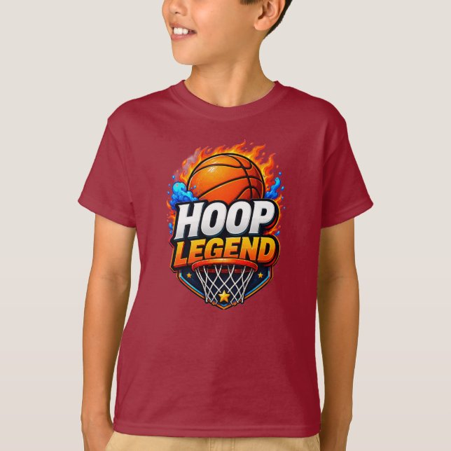 T-Shirt Enfant Légende de Hoop (Devant)