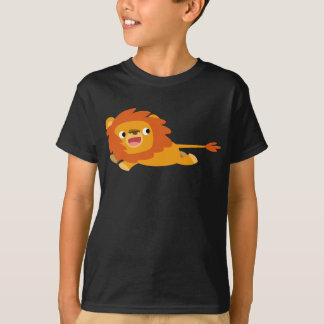 T-shirt enfant Lion en caricature très rapide