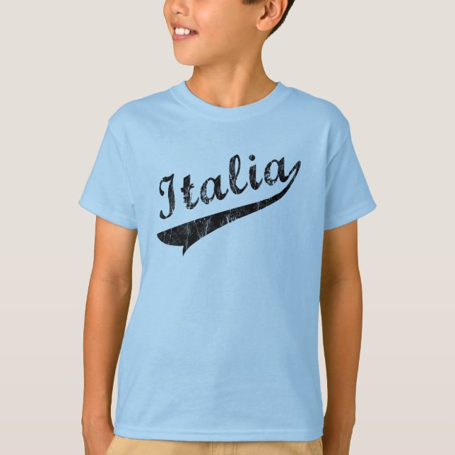 T-Shirt Enfant Logo Baseball Italien (Devant)