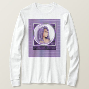 T-shirt enfant lune violette