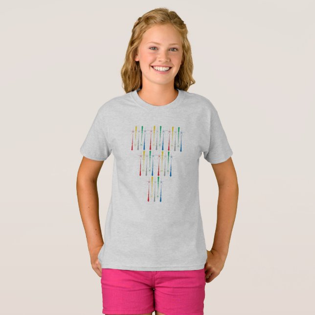 T-shirt enfant Magic Wands (Devant entier)
