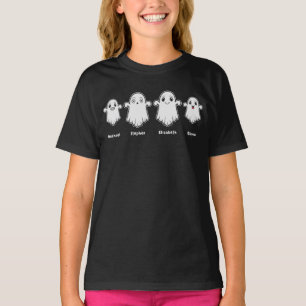 T-shirt Enfant Maman Papa 4 Personnes Fantôme Famille Hall