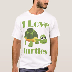 T-shirt Enfant mignon aimant les tortues, fan de reptiles