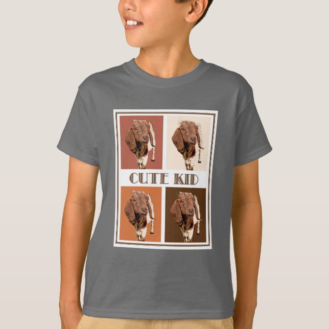 T-shirt Enfant mignon - Art bloc (Devant)