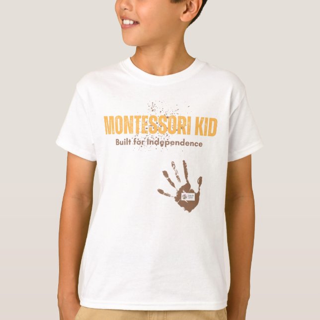 T-shirt Enfant Montessori (Devant)