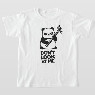 T-shirt enfant “NE ME REGARDE PAS” Funny Panda
