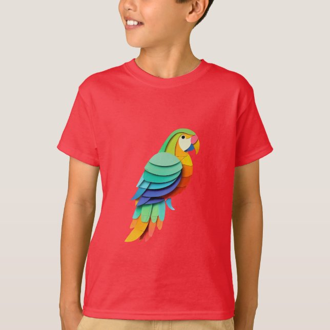 T-shirt enfant Parrot Paradise (Devant)