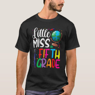 T-shirt Enfant Petite Miss Cinquième Classe Filles Mignonn