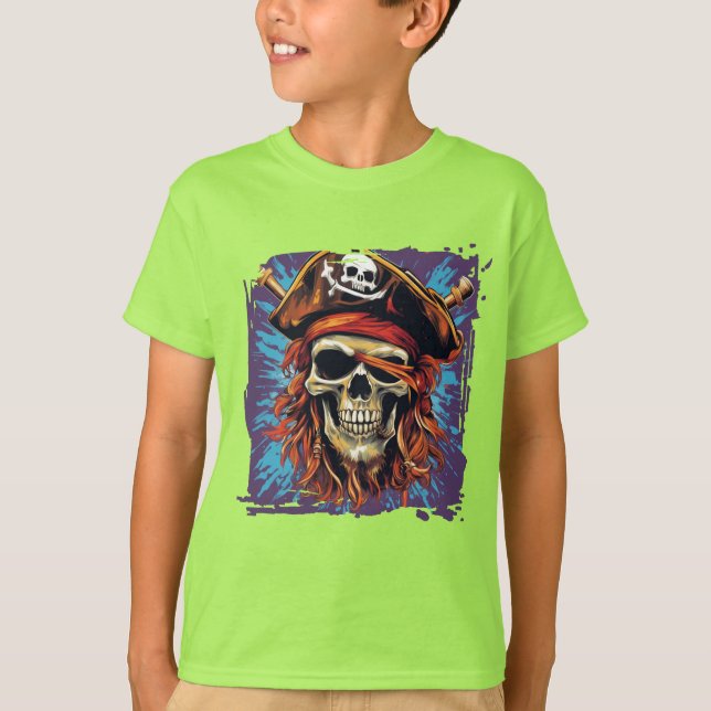 T-shirt enfant pirate (Devant)