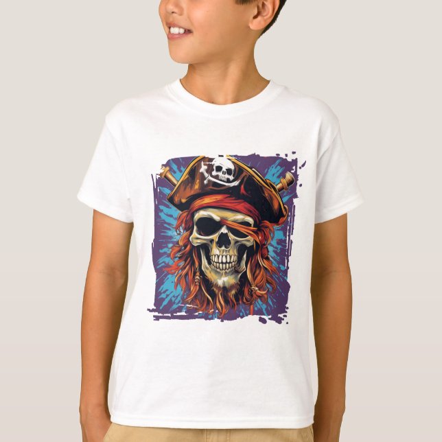 T-shirt enfant pirate (Devant)