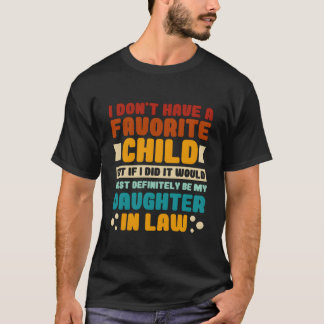 T-shirt Enfant préféré Belle-Fille Famille