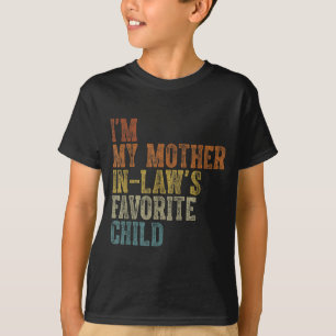 T-shirt Enfant préféré de la belle-mère Humour Parent Homm