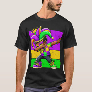 T-shirt Enfant qui fait dabber Fou de Mardi Gras