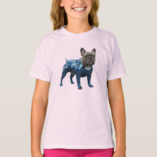 T-shirt enfant Robot Bouledogue Français Mignon