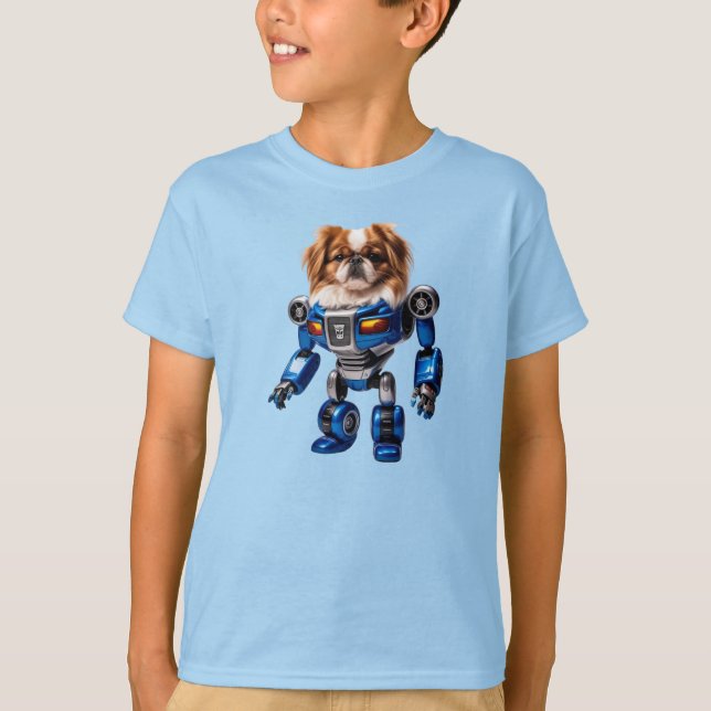 T-shirt enfant Robot Pekingese (Devant)