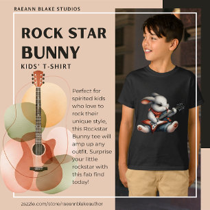 T-Shirt Enfant Rock Star Bunny