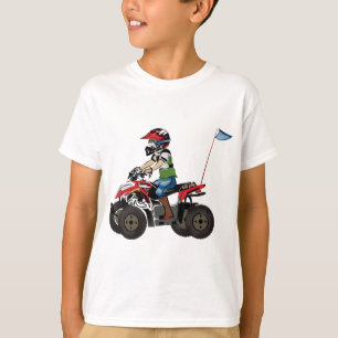 T-shirt Enfant rouge et noir d'ATV