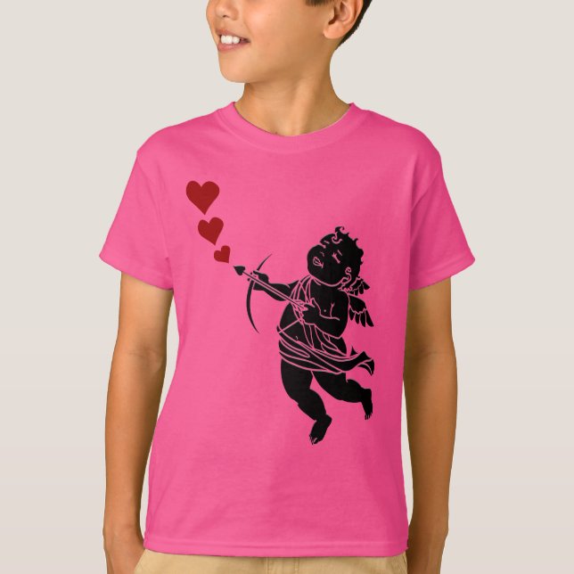 T-shirt enfant Saint Valentin Cupid chemise sur me (Devant)