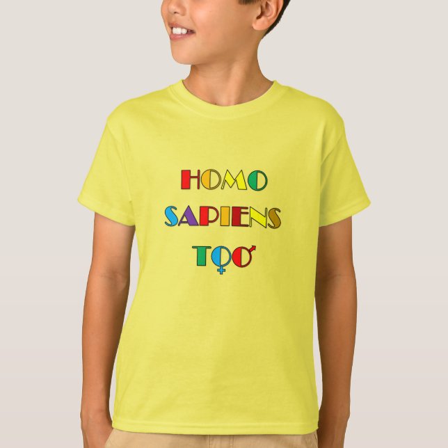 T-shirt enfant SAPIENS homo (Devant)