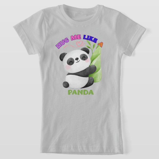 T-Shirt Enfant – Serre-moi comme un Panda 🐼 (Poser)