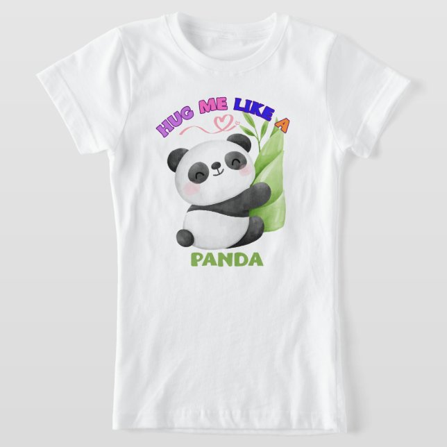 T-Shirt Enfant – Serre-moi comme un Panda 🐼 (Poser)