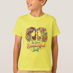 T-Shirt Enfant “Soyez Votre Plus Beau Vous” Fleur 