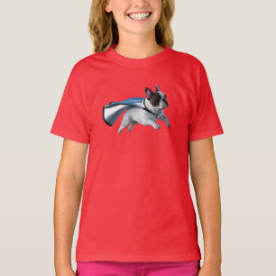 T-shirt enfant super-héros Chien Bouledogue França