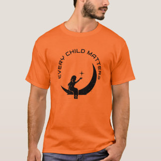 T-shirt Enfant sur la lune Chaque enfant compte