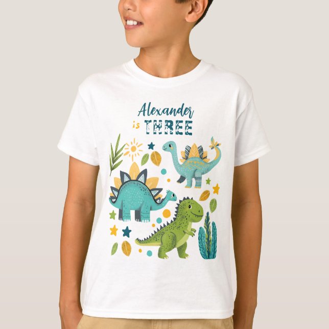 T-shirt enfant TRex Dinosaur (Devant)