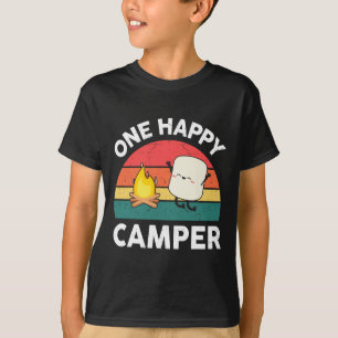 T-shirt Enfant Un Happy Camper Tout-Petit Garçon Drôle Mar