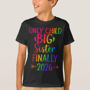 T-shirt Enfant unique expire 2026 promu grande sœur