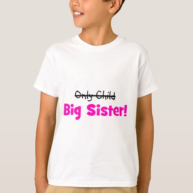 T-shirt Enfant unique - > GRANDE SOEUR ! (Devant)